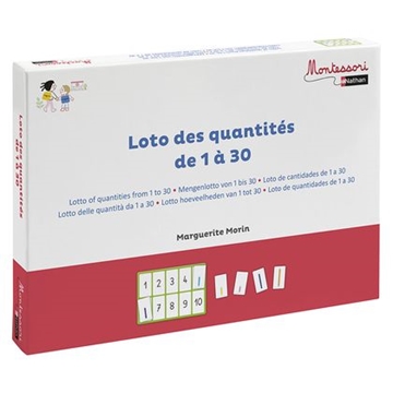 Image de Montessori par Nathan - Loto des Quantités de 1 à 30