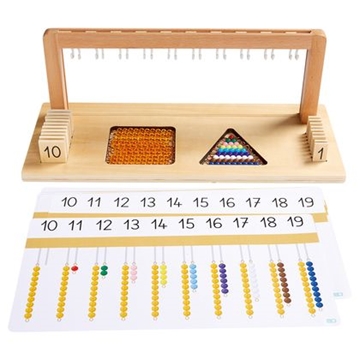 Image de Montessori par Nathan - Porte-Perles - Activités de 10 à 19