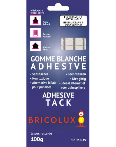 Image sur Gomme blanche adhésive