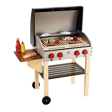 Image de Barbecue mobile en bois