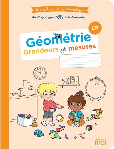 Image sur Mes cahiers de mathématiques - Cahier Géométrie 1er-2e année (96p)