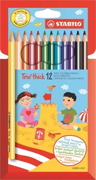 Image de Crayons de couleur triangulaires Stabilo Trio