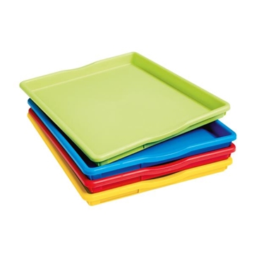 Image de Plateaux d'activités multicolores - Lot de 4