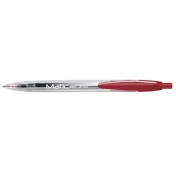 Image de Stylo bille rétractable rouge