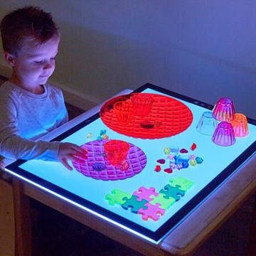 Image de Table lumineuse A3 à changement de couleur