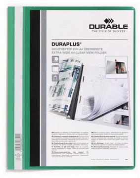 Image de Farde devis Duraplus verte personnalisable