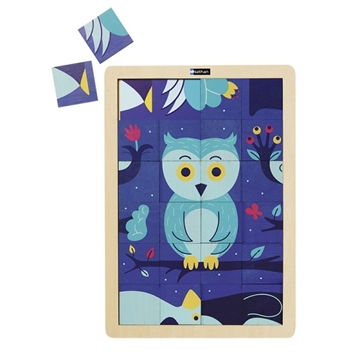 Image de Puzzle magique - Le hibou et le manchot (24 P)