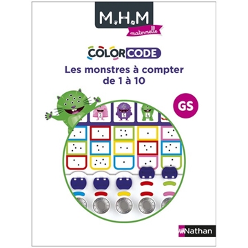 Image de MHM - Maternelle et colorcode GS - Les monstres à compter de 1 à 10