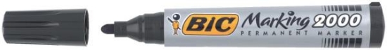 Image de Marqueur à alcool Bic ECOlutions pointe ogive noire