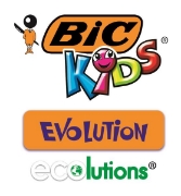Image de Crayons de couleur Evolution, pochette de 12