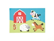 Image de Gommettes en néoprène adhésives "Animaux de la ferme"