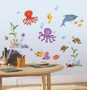 Image de Autocollant géant, sous l'ocean
