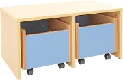 Image de Banc pour bacs à roulettes