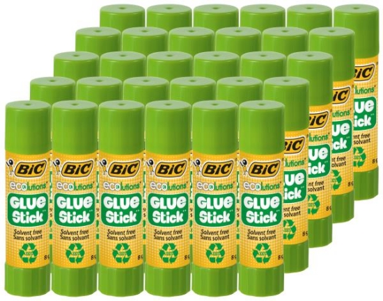 Image de Bâton à coller Bic Ecolutions 8 gr, les 30