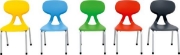 Image de Chaises "Colores"structure en aluminium T2, rouge