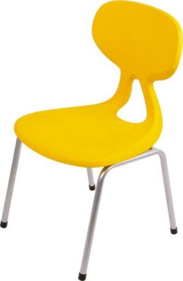 Image de Chaises "Colores"structure en aluminium T2, jaune