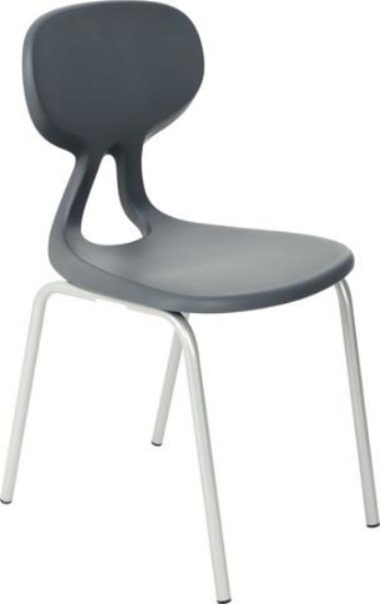 Image de Chaises "Colores"structure en aluminium T1, gris