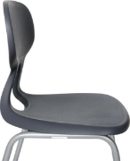 Image de Chaises "Colores"structure en aluminium T6, gris