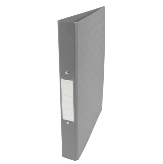 Image de Classeur plastique A4 à 2 anneaux gris