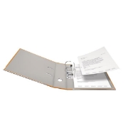 Image de Classeur plastifié à levier 8 cm orange