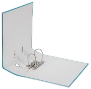 Image de Classeur plastifié à levier 8 cm turquoise