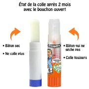 Image de Cléostick transparent adhesive 21 gr "recycléo", les 6