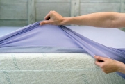 Image de Drap-housse imperméable blanc 100 x 50 cm
