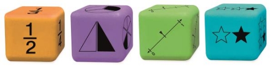 Image de Dés de fractions, les 16
