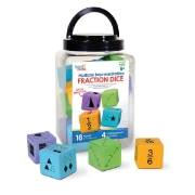 Image de Dés de fractions, les 16