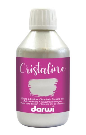 Image de Encre à dessiner "Cristaline" 250 ml argent