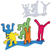 Image de Fiesta à la manière de Haring, les 5