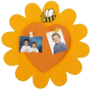Image de Fleur en bois mémo coeur