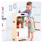 Image de Frigo-congélateur en bois