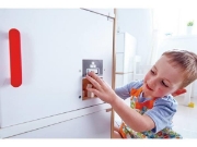 Image de Frigo-congélateur en bois