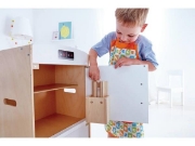Image de Frigo-congélateur en bois