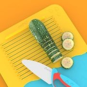 Image de Le Couteau du chef Chefclub Kids Bleu & Rouge
