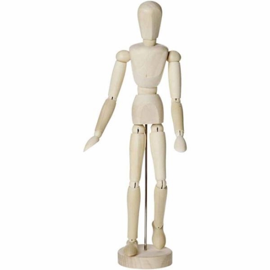 Image de Mannequin articulé de dessin, 30 cm