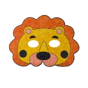 Image de Masques d'animaux à décorer, lot de 24