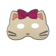 Image de Masques d'animaux à décorer, lot de 24