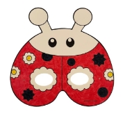 Image de Masques d'animaux à décorer, lot de 24