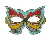 Image de Masques Carnaval en carton, les 6