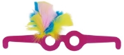 Image de Masques formes lunettes en carton, les 12
