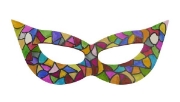 Image de Masques à décorer avec élastiques, les 18