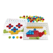 Image de Maxicoloredo - 6 enfants (grilles + pions)