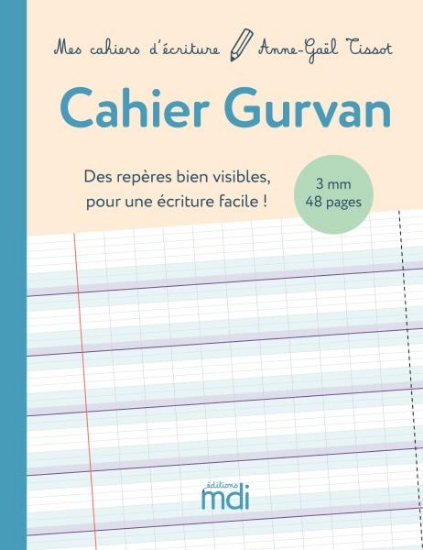 Image de Mes cahiers d'écriture MDI - Cahier Gurvan 3 MM à la française
