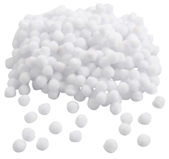 Image de Mini pompons blancs, les 450