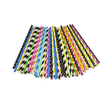 Agrandir l'image de Pailles en papier colorées, les 100 Image de Pailles en papier colorées, les 100