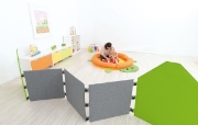 Image de Panneau acoustique en feutre, maison, vert