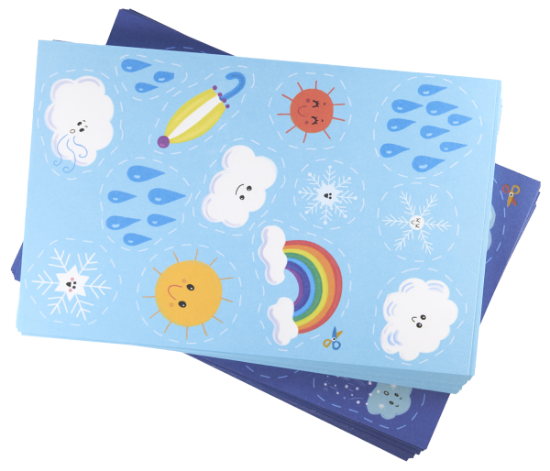 Image de Papier créatif « Apprendre sur la météo »