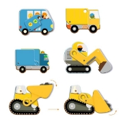 Image de Puzzle géant - le chantier - 12pcs